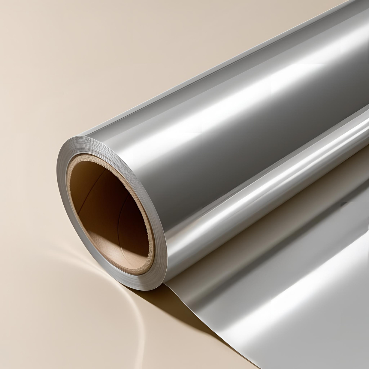 Adesivo Polyester Prata